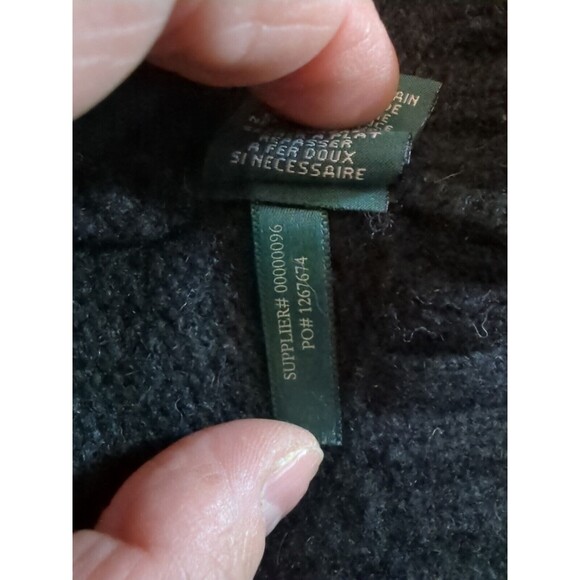 Ralph Lauren LRL Jeans Co Southwestern Sweater 80% Lambswool Zip Shawl Sz M - Picture 13 of 13